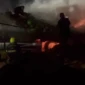 caminhão pega fogo