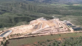 Novo desmoronamento no Lixão Ouro Verde, em Padre Bernardo. Foto: Graciliano Cândido/ Jornal Opção