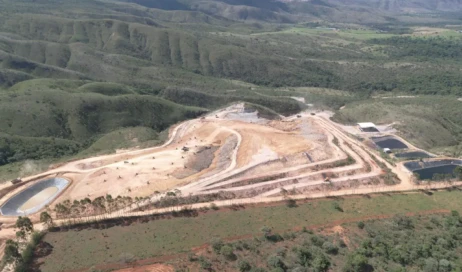 Novo desmoronamento no Lixão Ouro Verde, em Padre Bernardo. Foto: Graciliano Cândido/ Jornal Opção