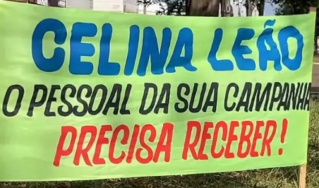Falta de pagamento Celina Leão